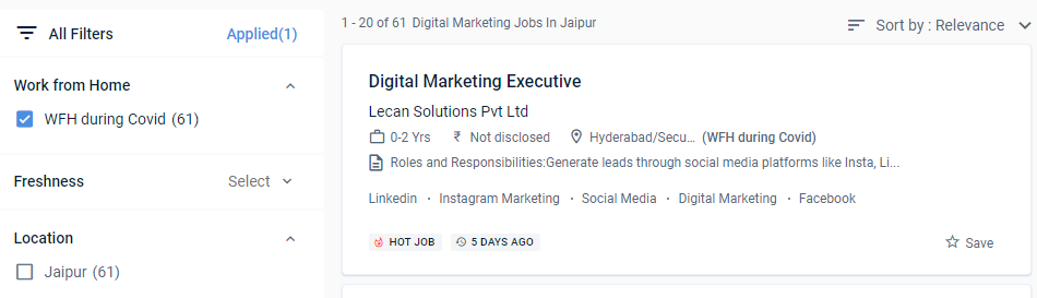 Online marketing training in Jaipur