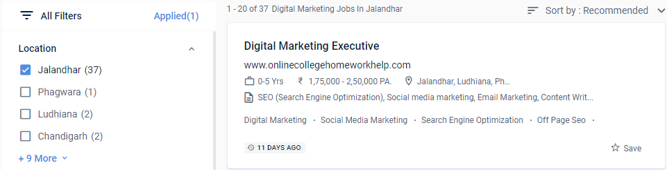 Top Digital Marketing Course in Jalandhar